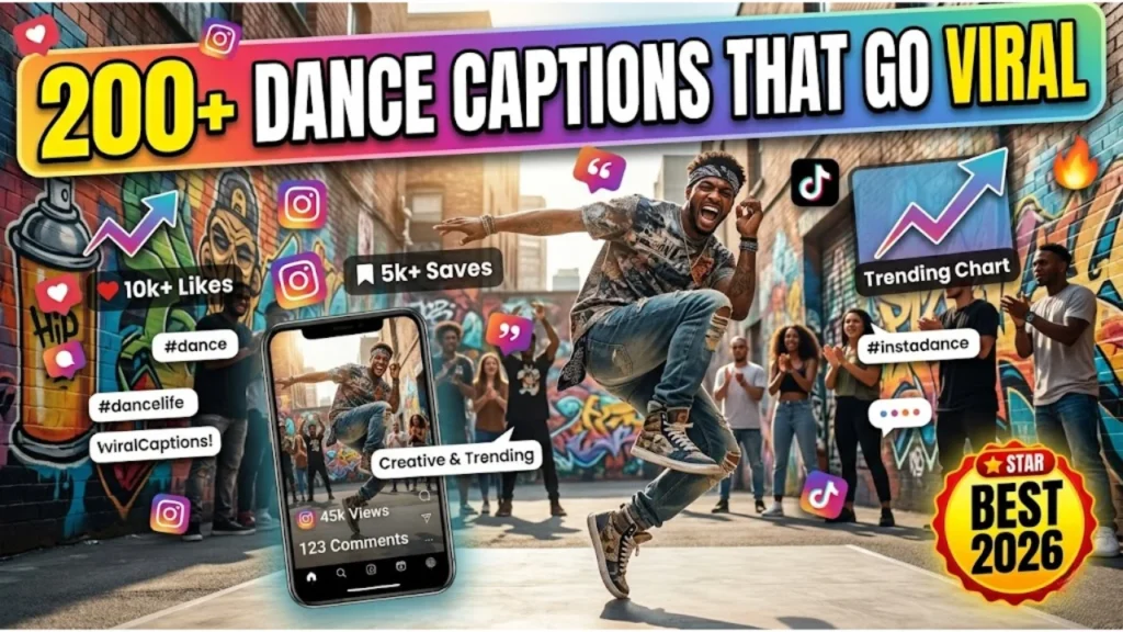 Best Dance Captions for Instagram (Short, Sassy & Straight Fire)