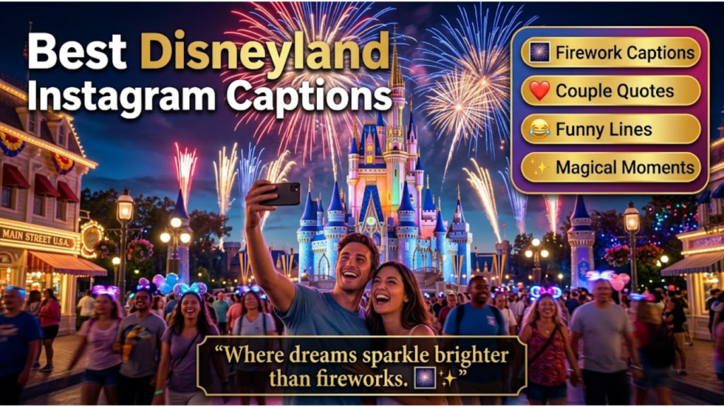 Best Disneyland Instagram Captions — Magical, Short & Cute
