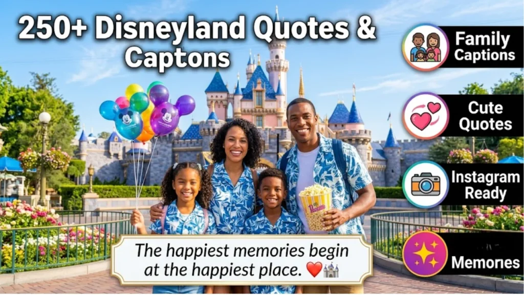 Disney Captions by Occasion — Couples, Family, Birthdays, Girls Trip & Firsts