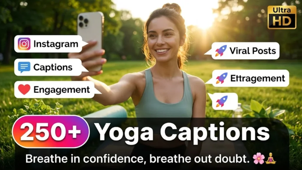 Meditation, Mindfulness & Zen Yoga Captions for Instagram