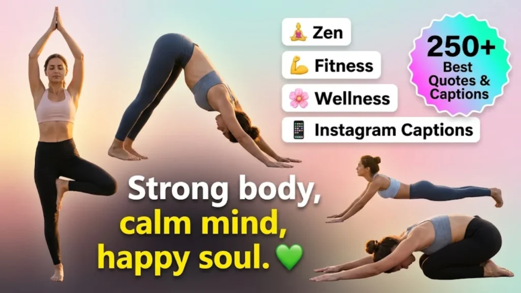 Self-Love, Healing & Aesthetic Yoga Captions for Instagram
