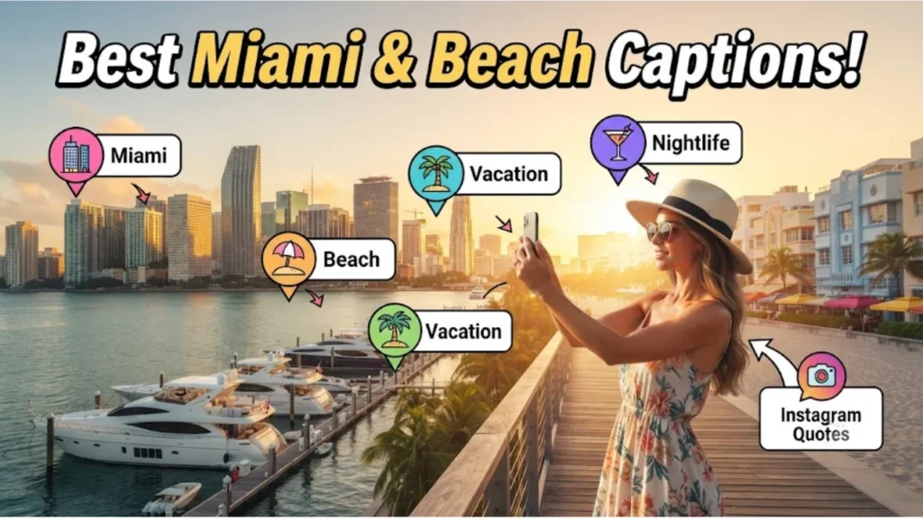 Best Florida Beach, Sunset & Vacation Captions