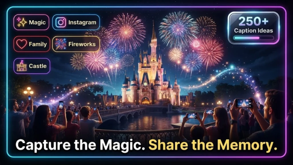 Disney Vacation Captions for Every Type of Trip