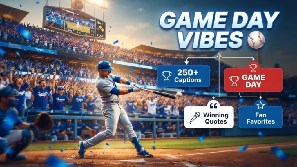 Dodger Game Day Captions