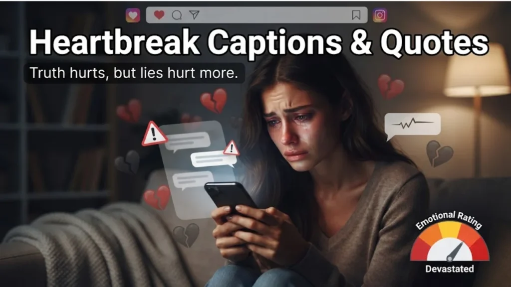 Heartbreak Captions After Being Cheated On