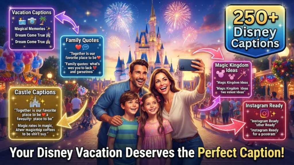 Magic Kingdom & Castle Captions for Instagram