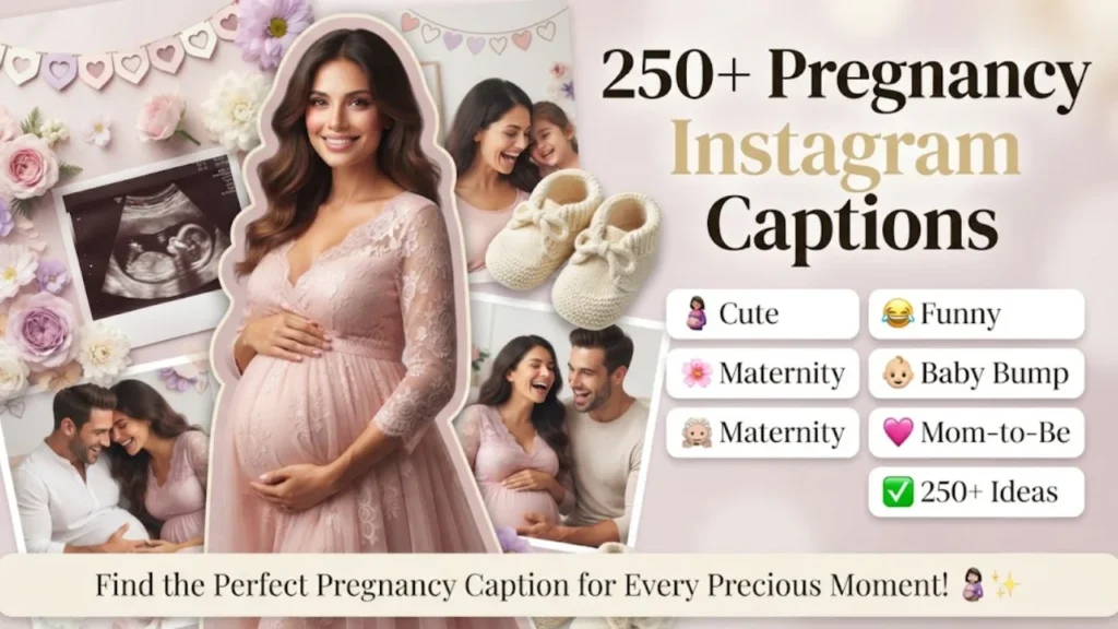 Maternity Photo Captions for Instagram