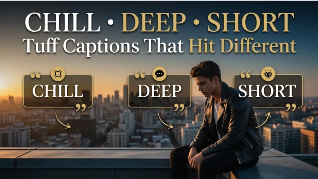 Tuff captions for guys
