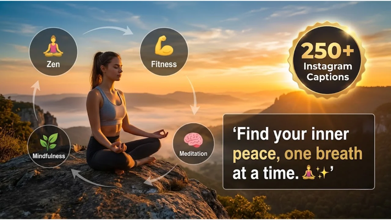 250+ Yoga Captions for Instagram: Best Zen, Fitness, Meditation & Mindfulness Quotes