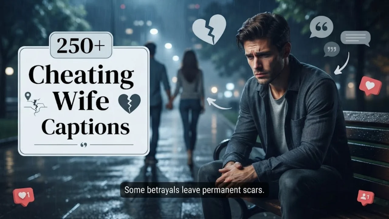 250+ Cheating Wife Captions for Instagram Sad, Savage, Betrayal & Heartbreak Quotes