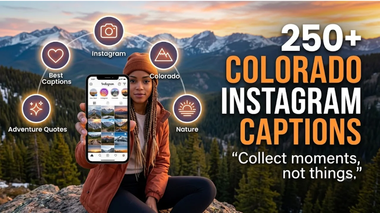 250+ Colorado Instagram Captions Best Mountain, Denver, Rocky Mountain, Hiking & Adventure Quotes