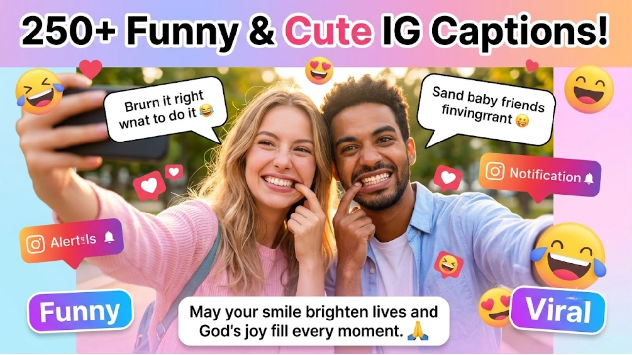 250+ IG Captions for Instagram Best Funny, Cute, Aesthetic, Short & Trendy Caption Ideas