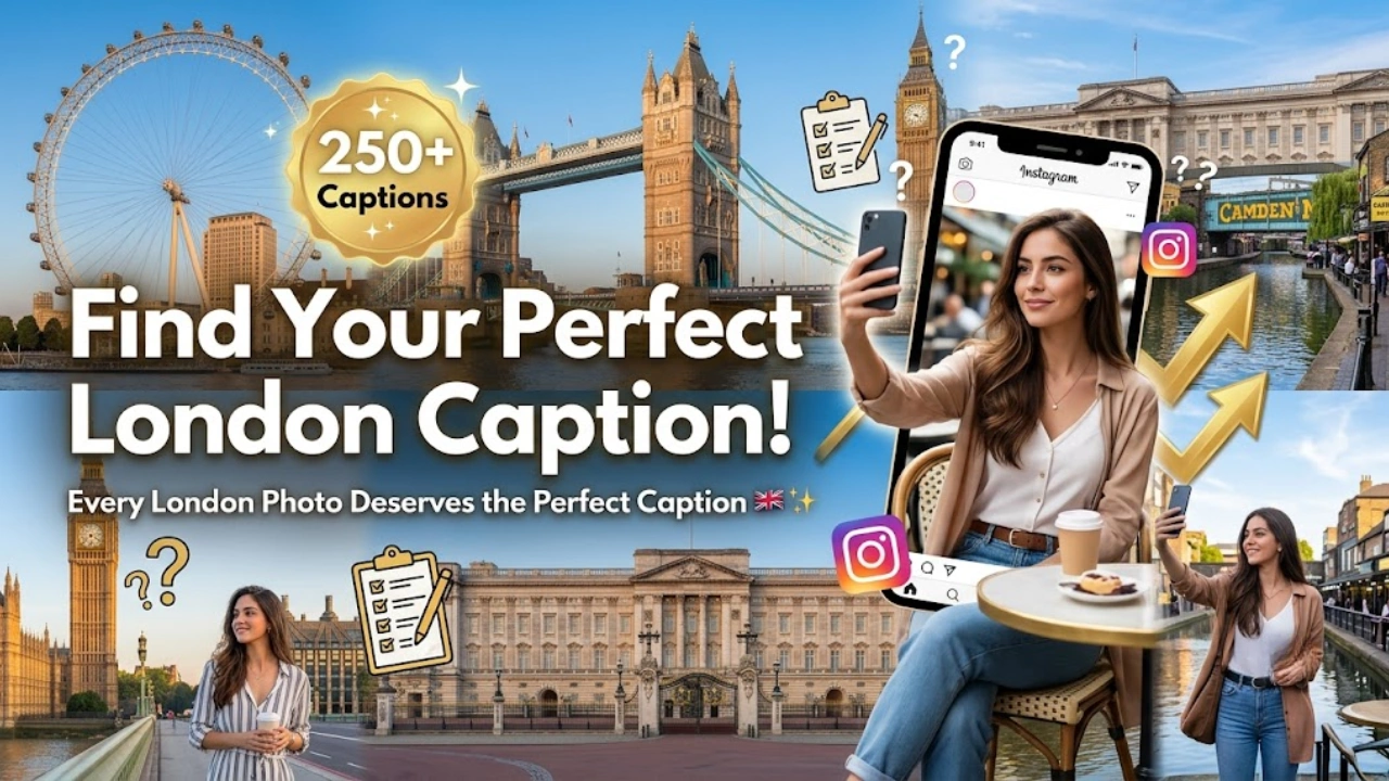 250+ London Captions for Instagram Best Funny, Aesthetic, Big Ben, Travel & UK Quotes