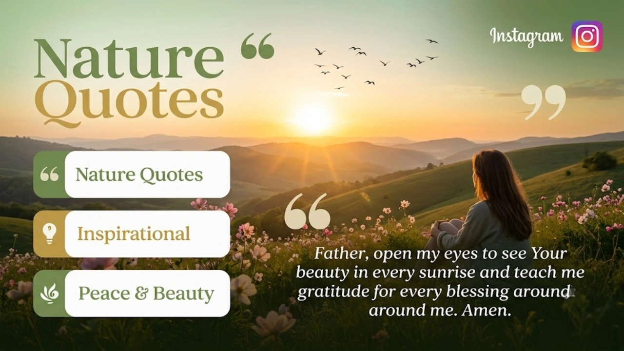 250+ Nature Captions for Instagram Best Scenic, Adventure, Forest, Mountain & Nature Lover Quotes