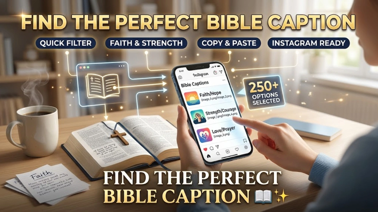 250+ Powerful Bible Captions for Instagram Best Faith, Christian, Prayer, Scripture & Inspirational Quotes