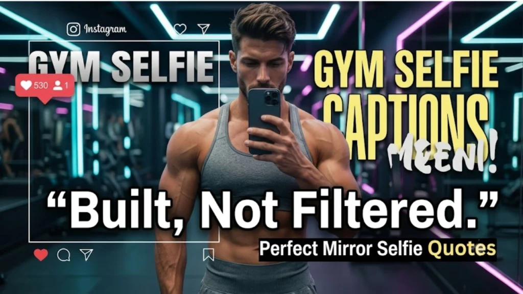 Gym Selfie Captions for Instagram