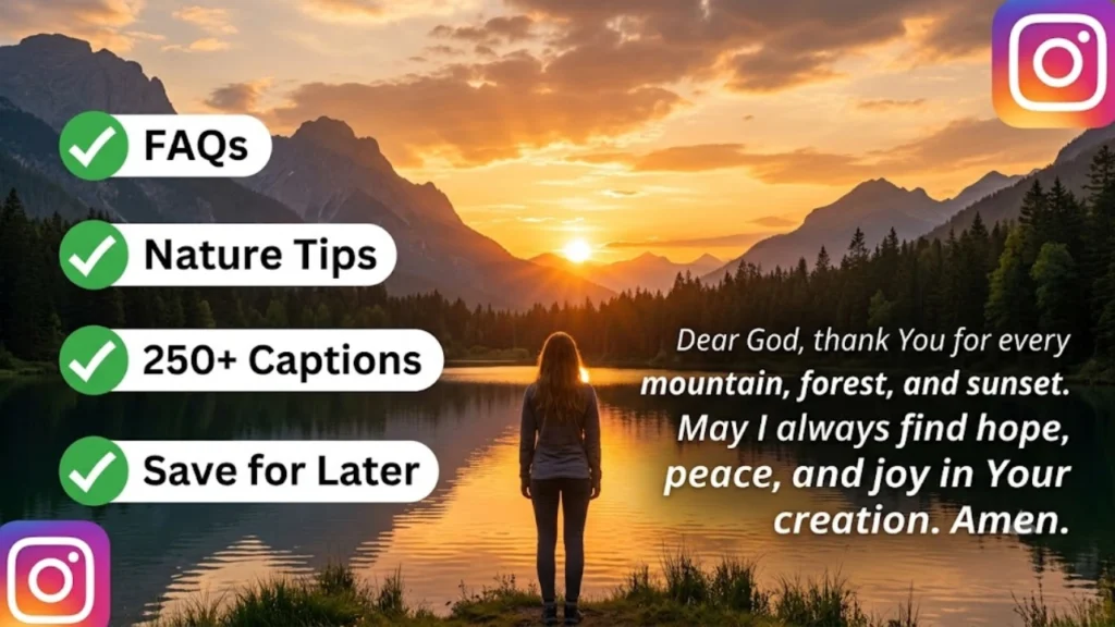 How to Write Your Own Nature Caption + Best Hashtags