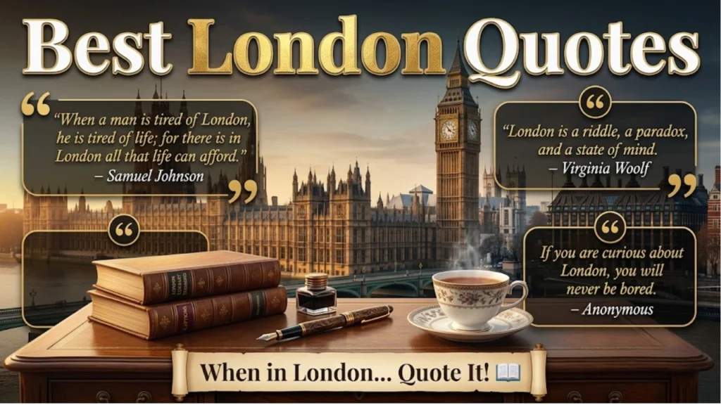 Romantic & Travel London Captions for Instagram