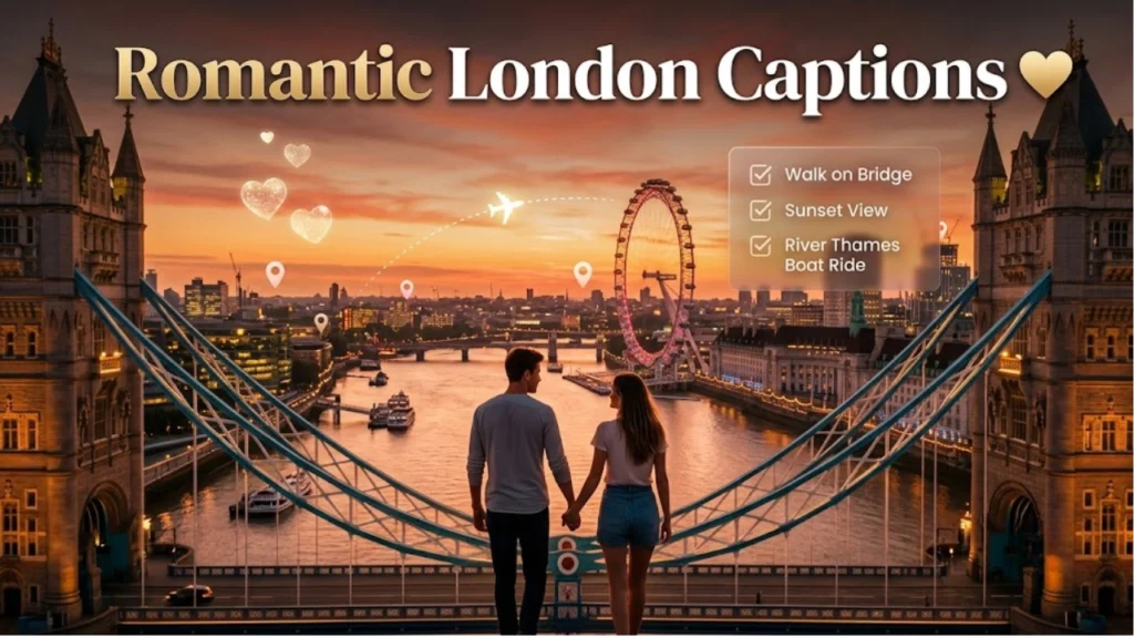 Short & Aesthetic London Captions for Instagram