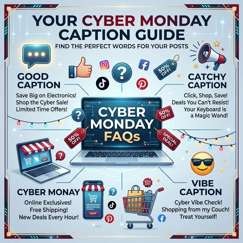 150+ Cyber Monday Captions for Instagram Funny, Clever & Shopping-Themed Ideas