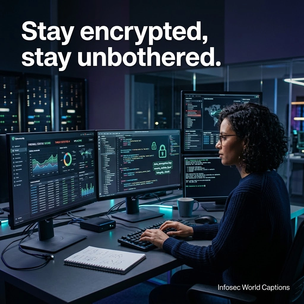 150+ Infosec World Captions for Instagram Cybersecurity, Tech & Hacking Quotes