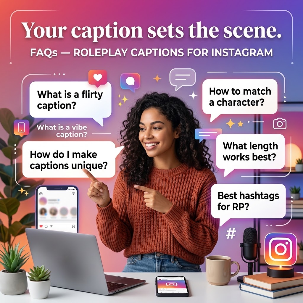 Creative & Aesthetic Roleplay Captions for Instagram