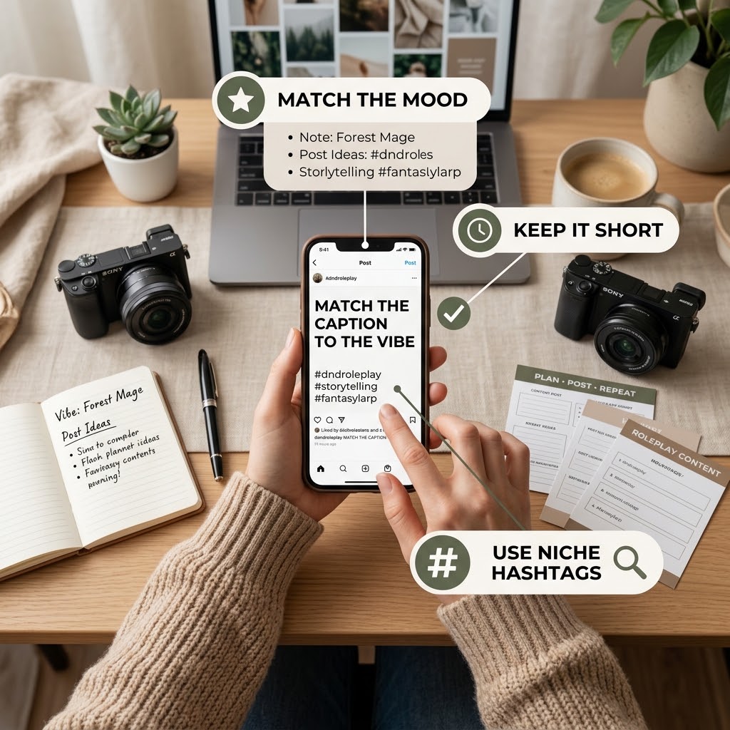 Short Roleplay Captions for Instagram