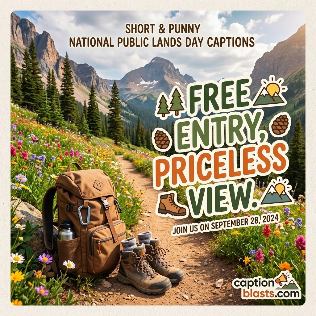 150+ National Public Lands Day Captions for Instagram Nature, Hiking & Outdoor Ideas