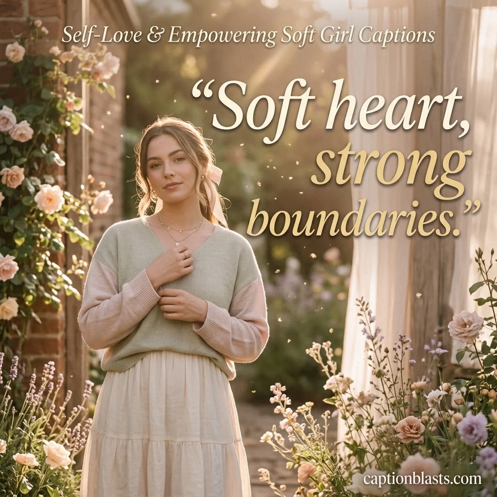 150+ Soft Girl Captions for Instagram Cute, Aesthetic & Feminine Ideas