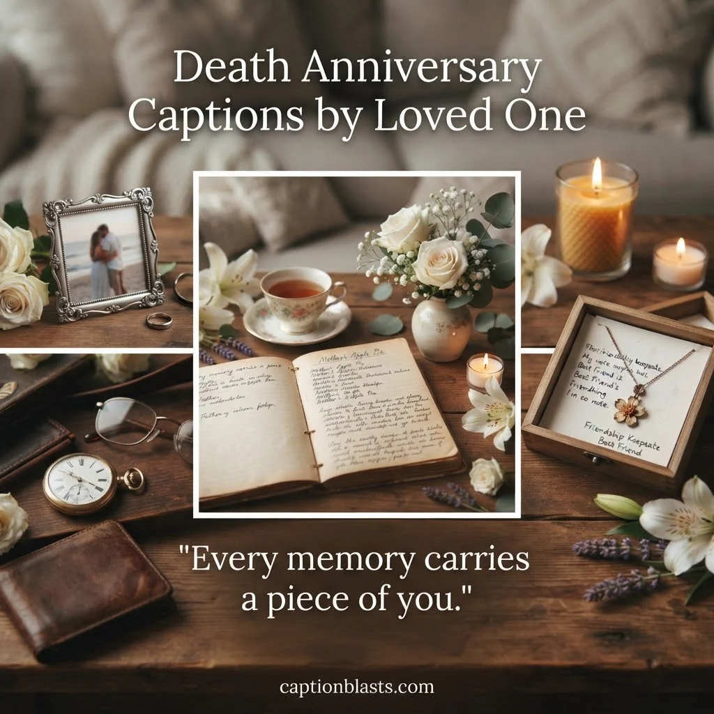 Death Anniversary Captions by Loved One