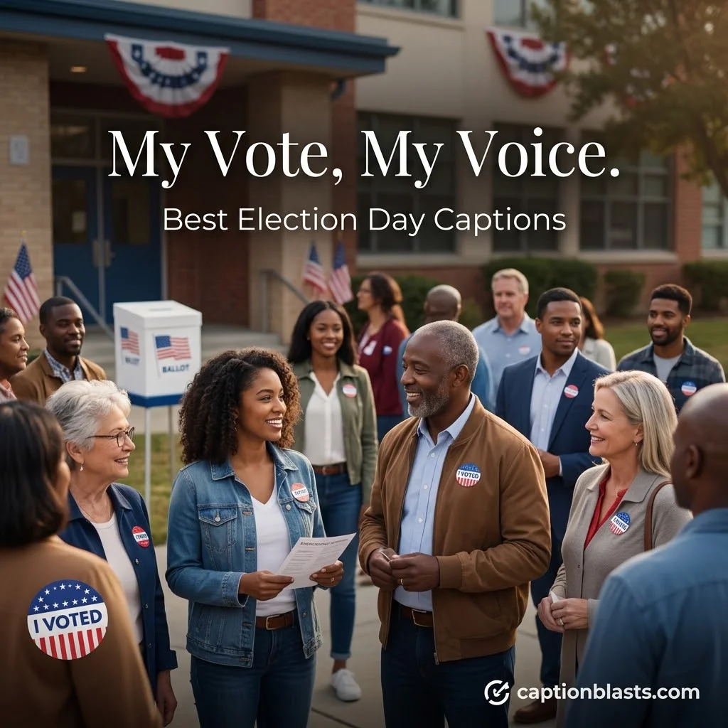 Election Day Captions for Civic Pride and Instagram Stories