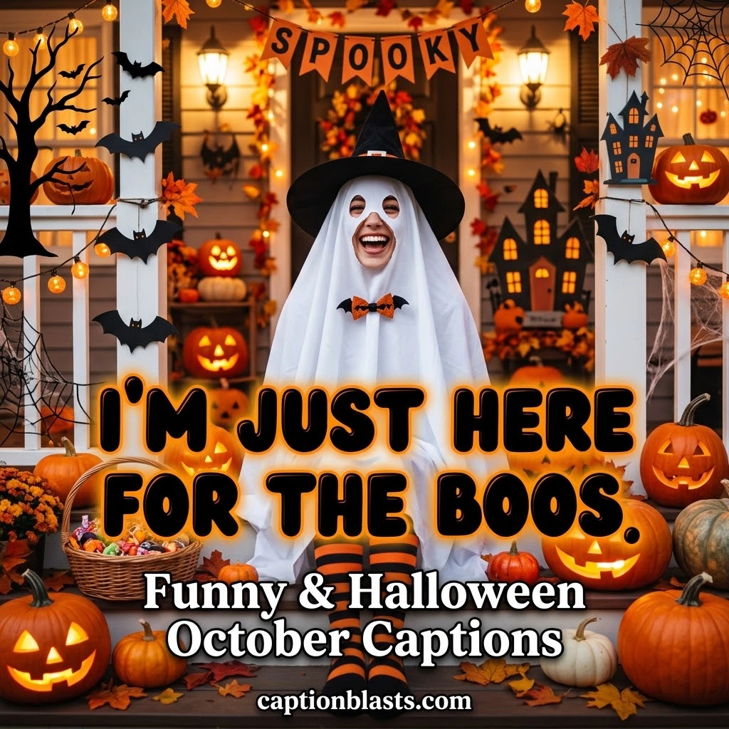 Fall and Cozy October Captions for Instagram