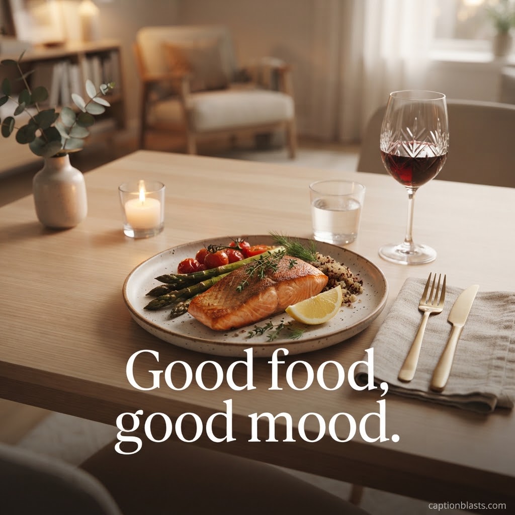 Foodie Dinner Quotes for Instagram