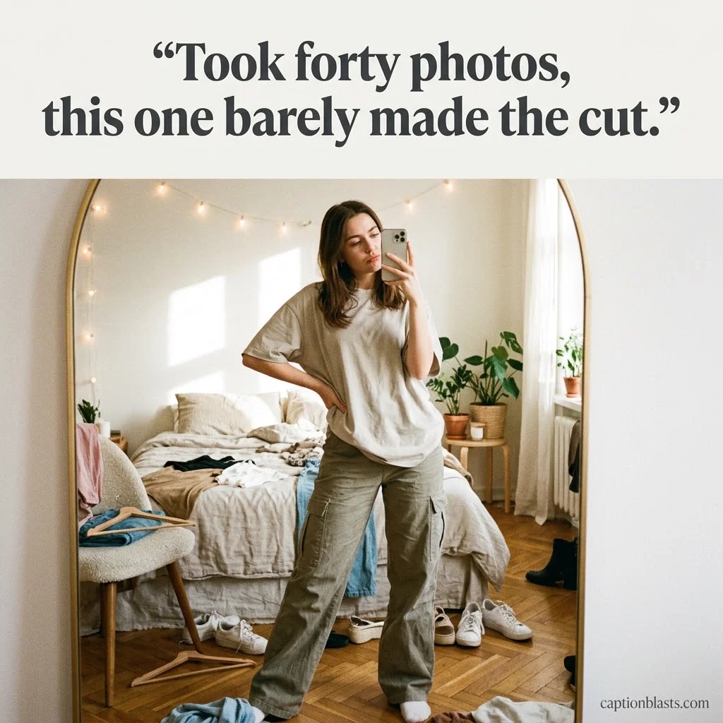 Funny Mirror Selfie Captions for Instagram
