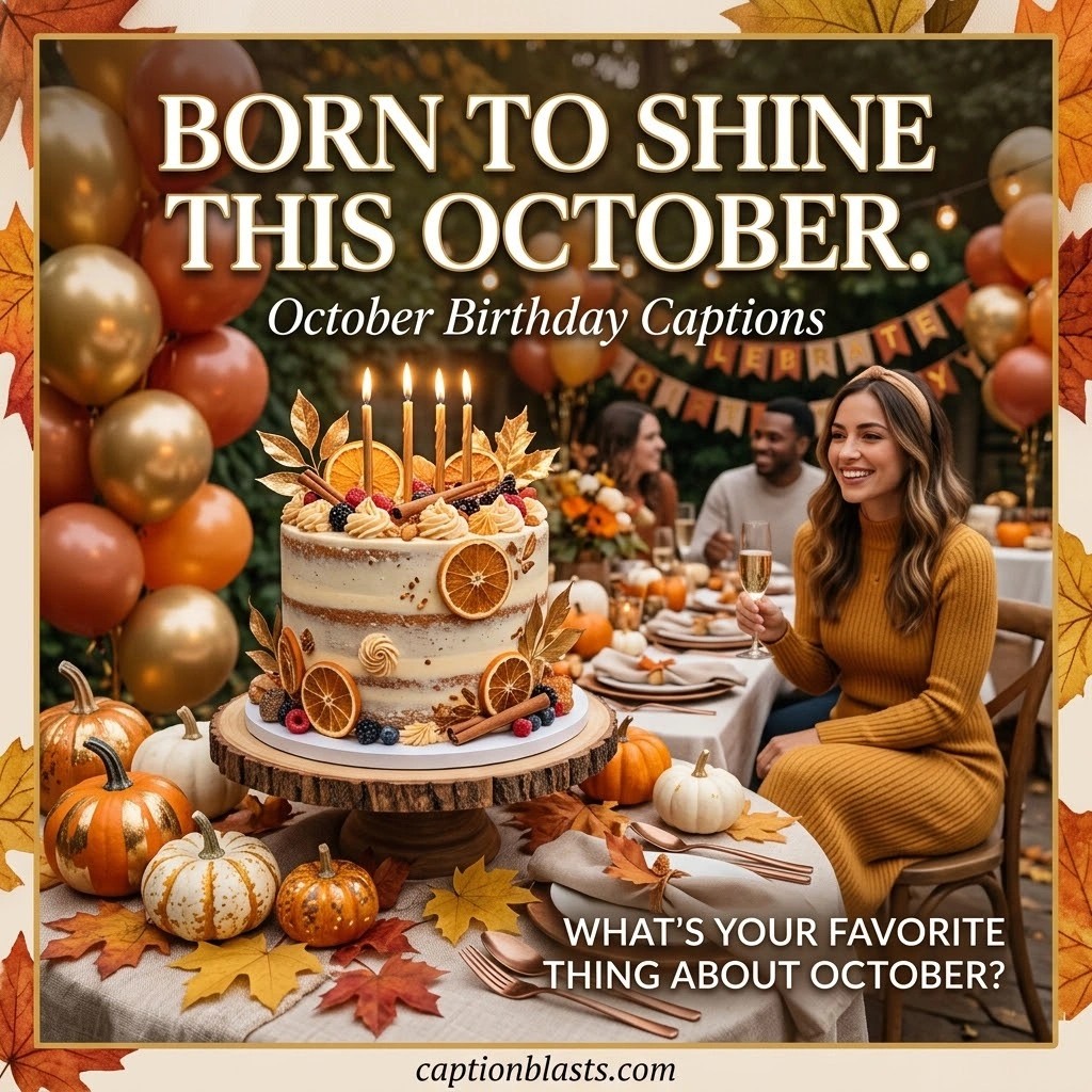 Funny and Halloween October Captions for Instagram