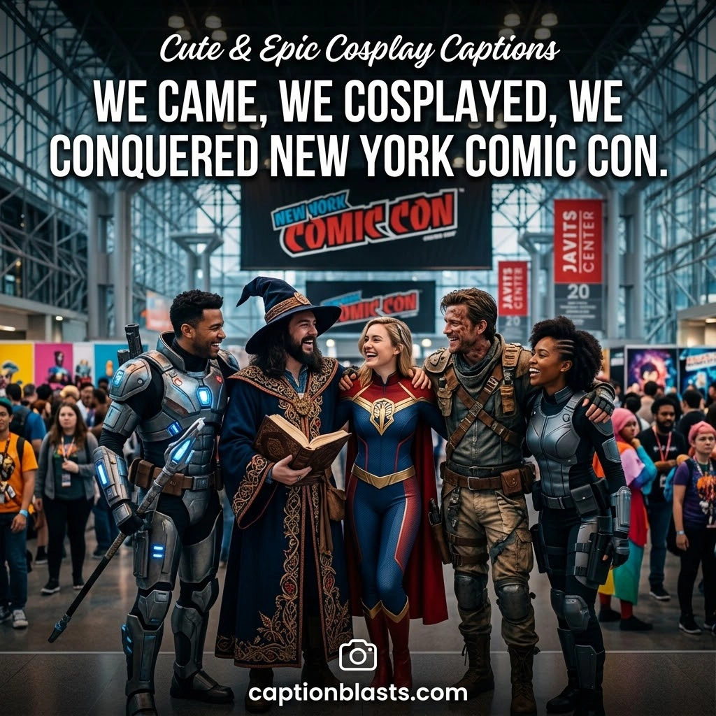 Geeky & Nerdy Comic Con Quotes for Instagram