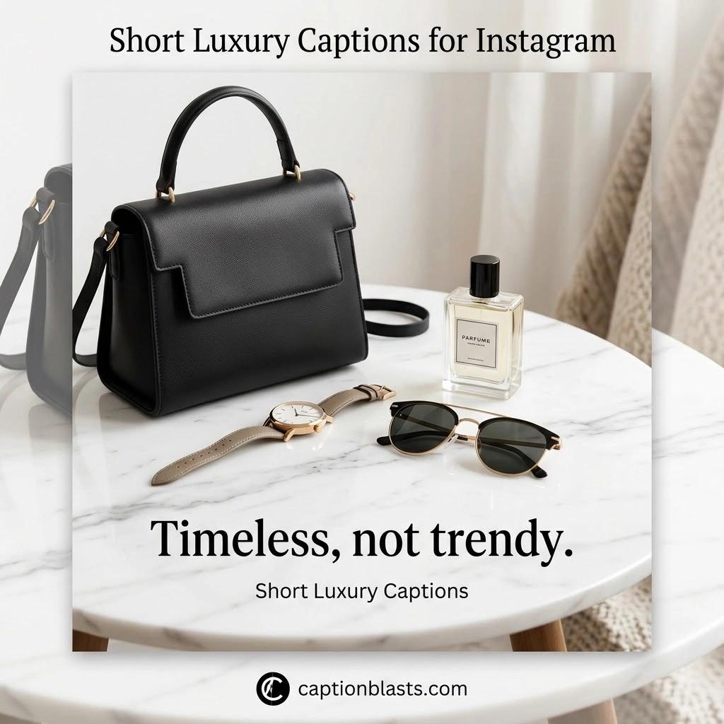 Rich Vibes & Quiet Luxury Captions for Instagram