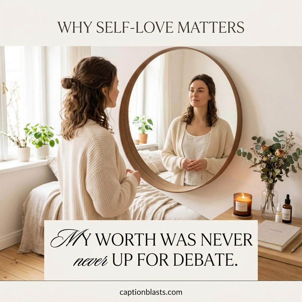 Self-Love Captions for Every Moment
