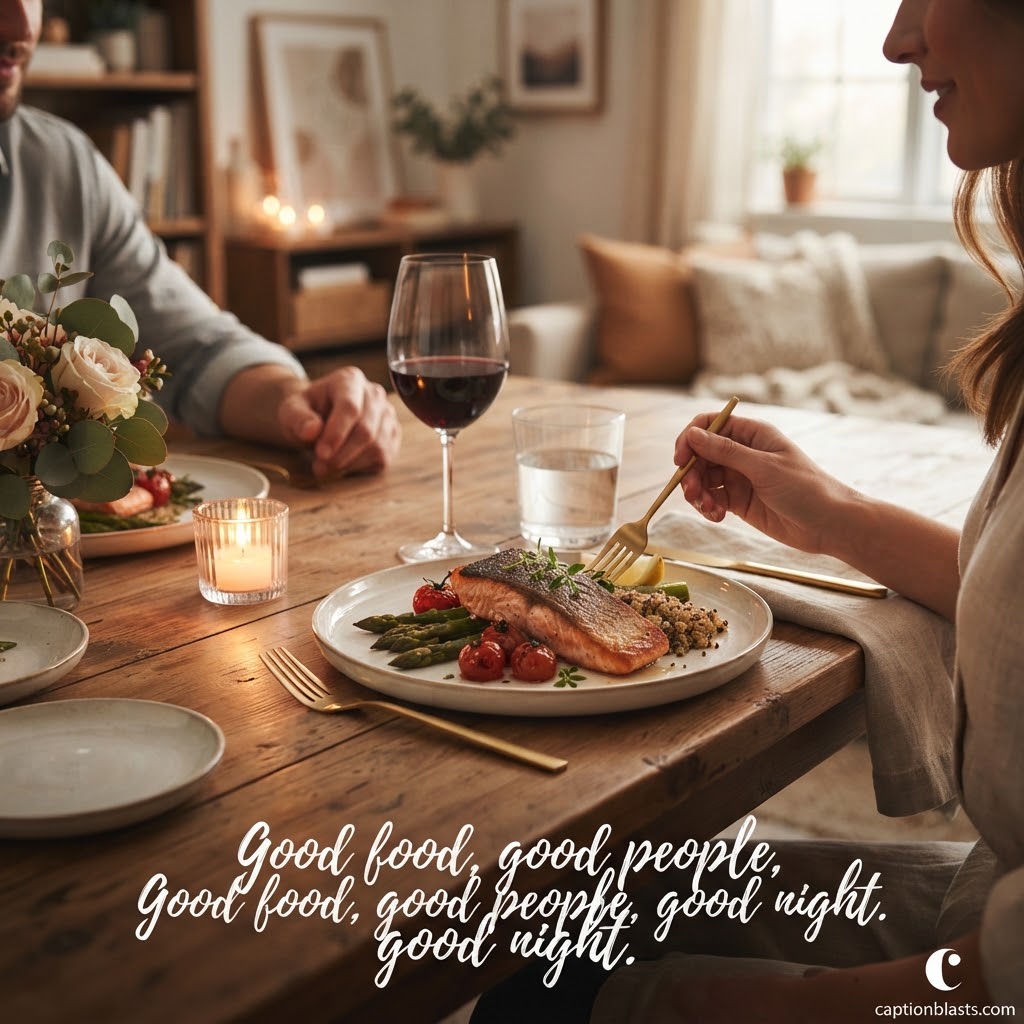 Short Dinner Captions for Instagram
