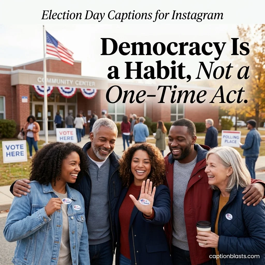 Short Election Day Captions for Instagram