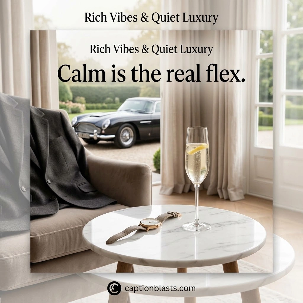 Short Luxury Captions for Instagram