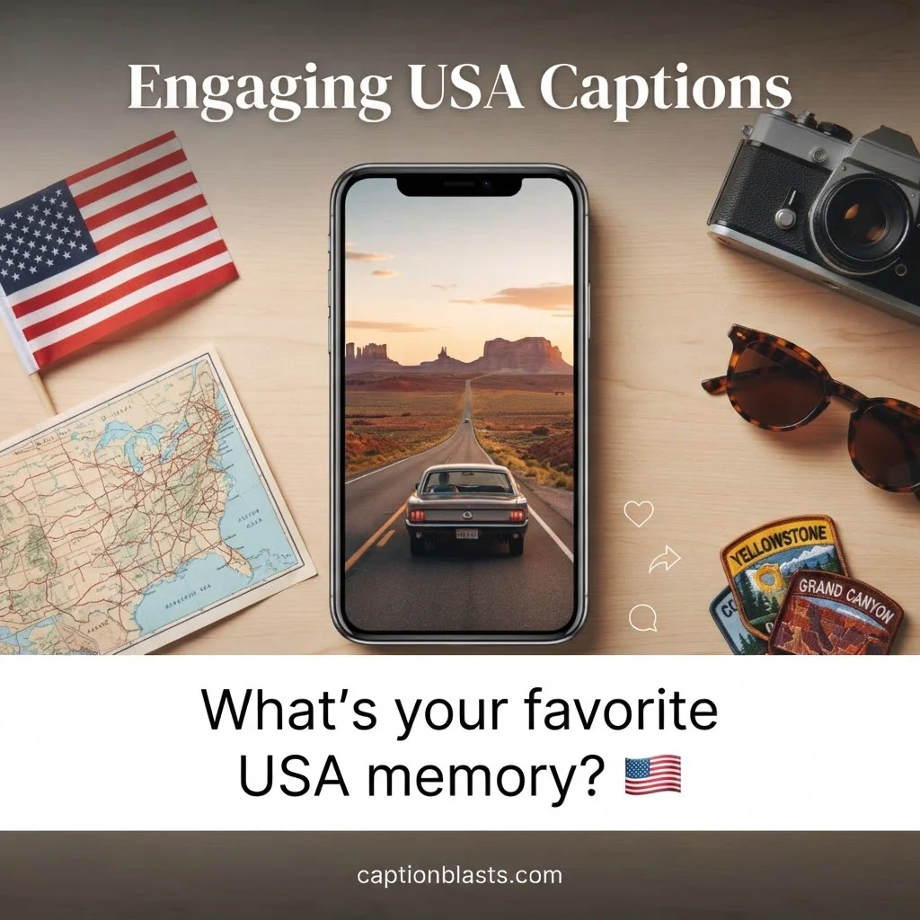 USA Captions for Instagram