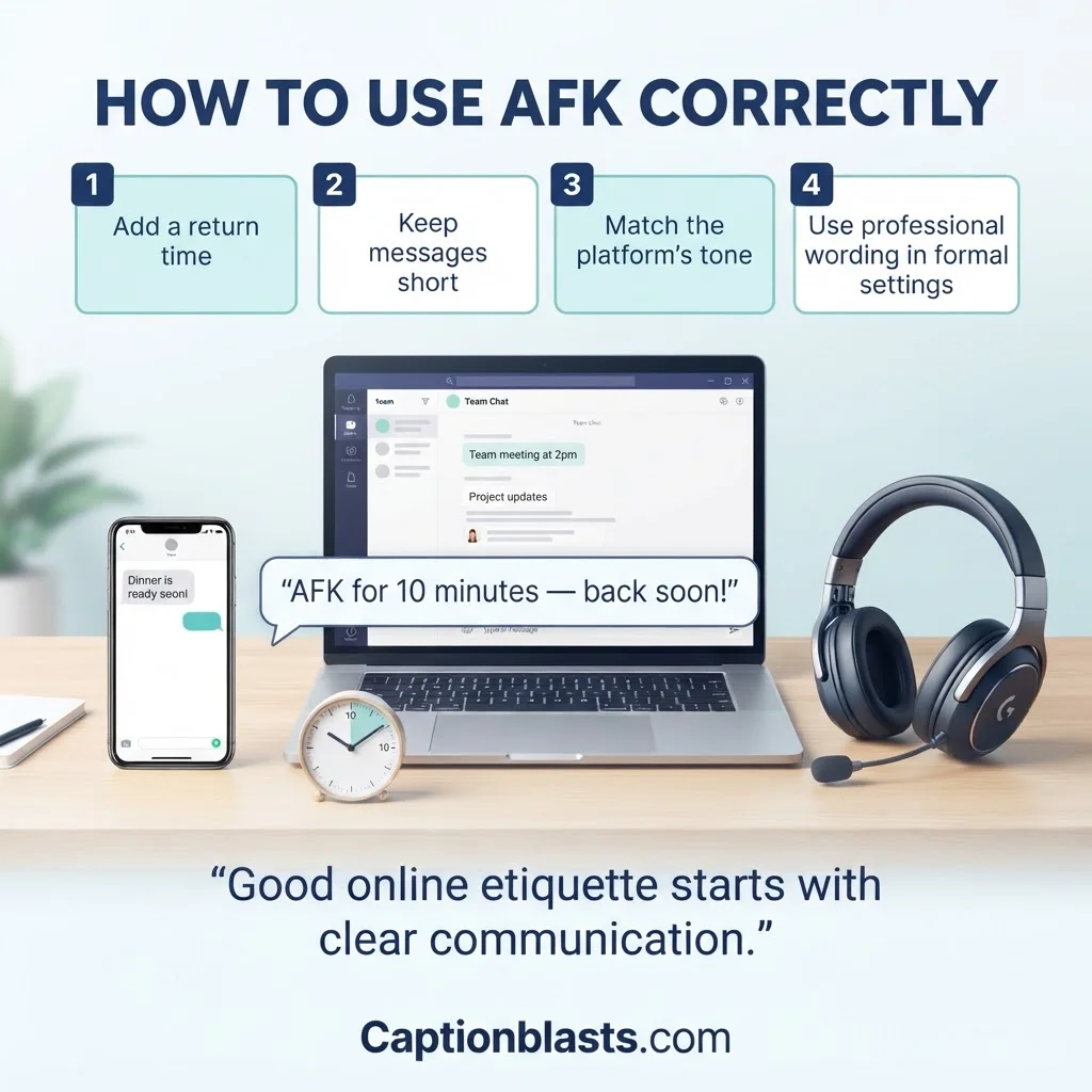AFK Meaning in Gen Z, Texting and Social Media