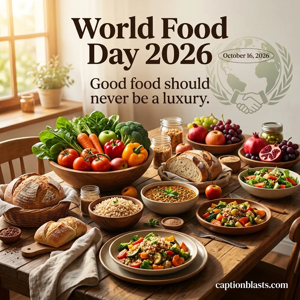 Best World Food Day Captions 2026