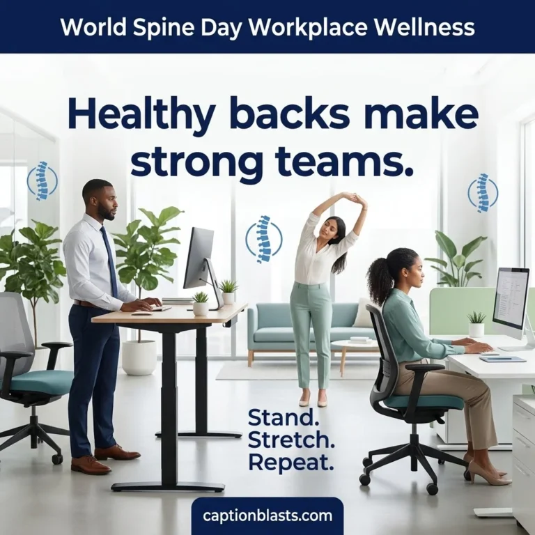 Best World Spine Day Captions 2026