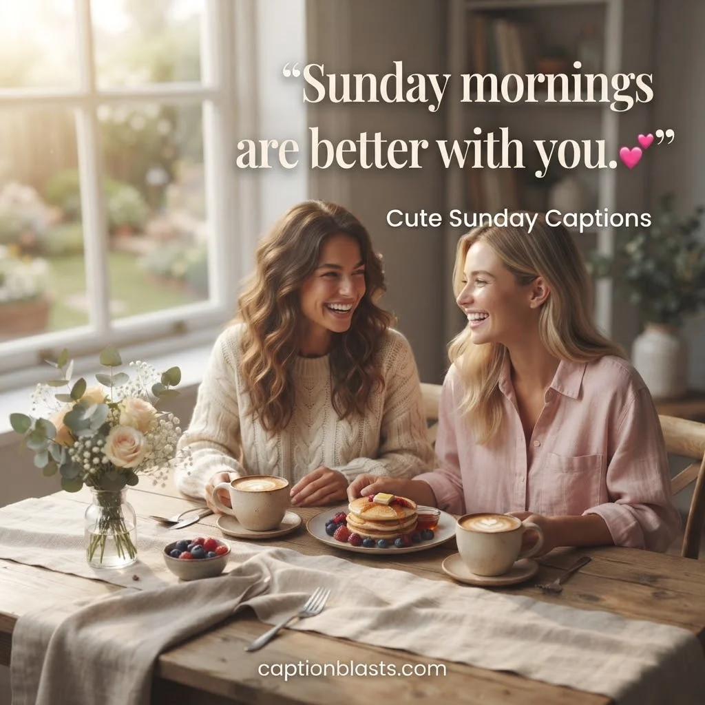 Cute Sunday Captions for Instagram