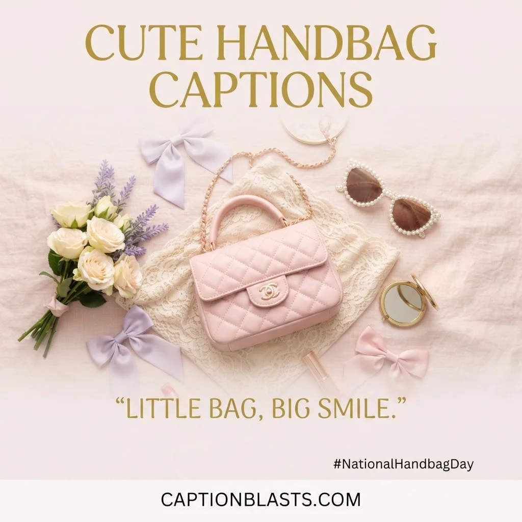 Funny National Handbag Day Captions