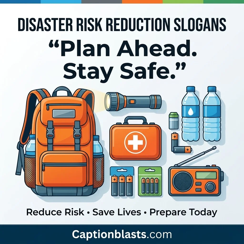 International Day for Disaster Risk Reduction Captions