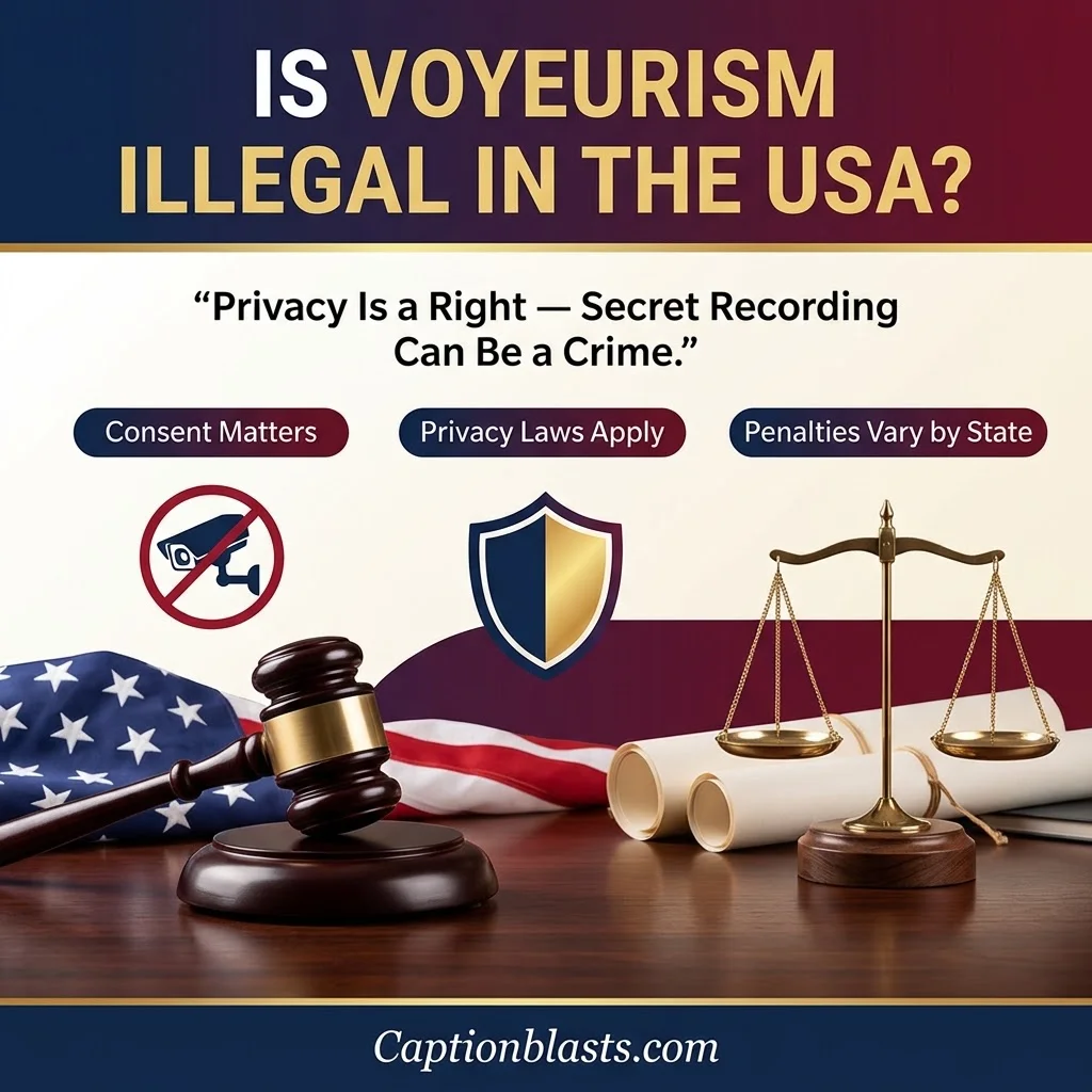 Is Voyeurism Illegal US Laws and Penalties