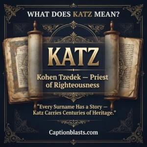 Katz Meaning